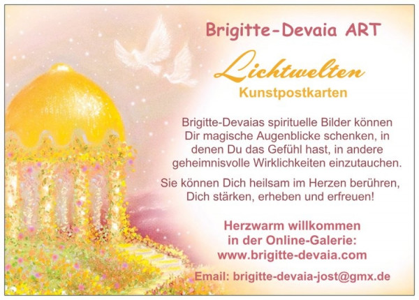Kunstpostkarten Lichtwelten 6 Motive